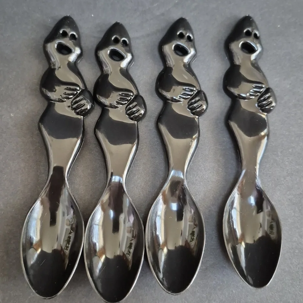 1997 Terror Ware Halloween Utensils fork Spoon Knife Fun Dimensions Vintage 90's